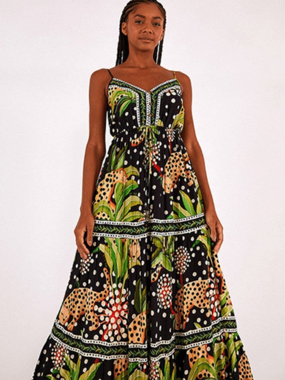FARM Rio Garden of Life Maxi Dress NWT sz Small - Brazil Line Exclusive!!!! - Picture 3 of 8